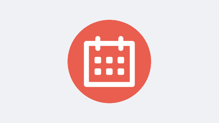 A calendar icon.